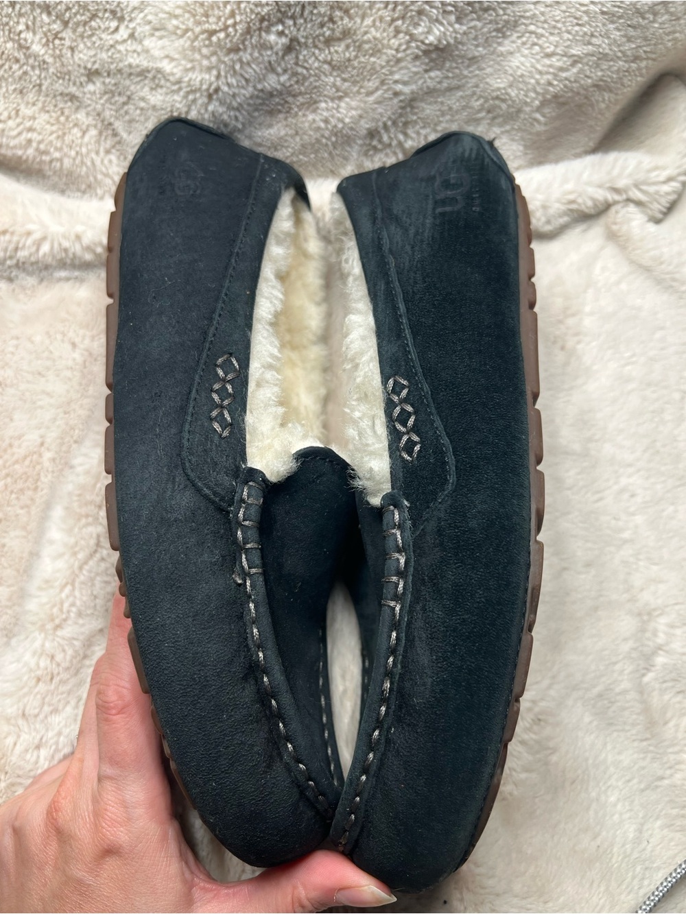 black UGG Ansley slippers women’s Size 10 - Picture 4 of 7